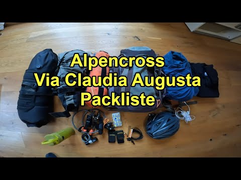 Alpencross 2024 MTB Via Claudia Augusta Packliste