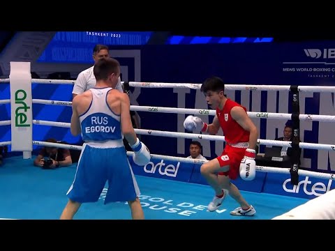 R32 (51KG) TSUBOI TOMOYA (JPN) vs EGOROV VASILII (RUS) | IBA Men's World Boxing Championships 2023