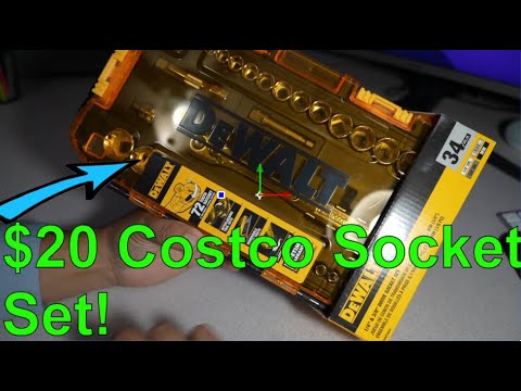 $20 DeWalt Socket Set From Costco
