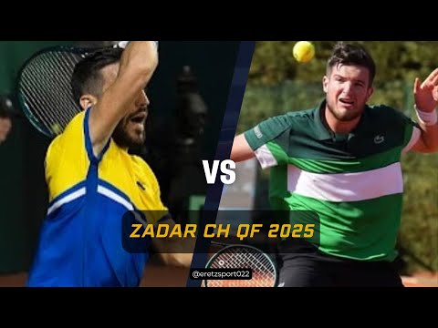Zadar Challenger 2025 QF: Damir Dzumhur [1] vs. Mili Poljicak [WC] Highlights