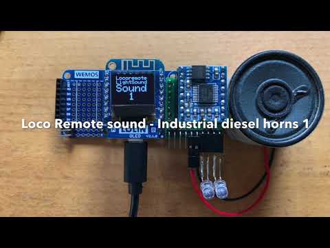 Loco Remote sound - Generic industrial diesel horns 1