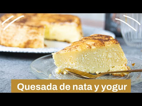 Quesada de nata y yogur