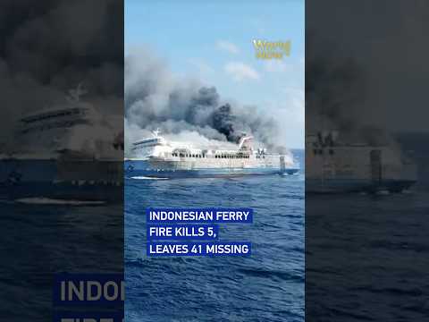 Indonesian ferry fire kills 5, leaves 41 missing #worldnow
