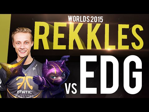 FNC Rekkles vs EDG - Kennen ADC (Worlds 2015)