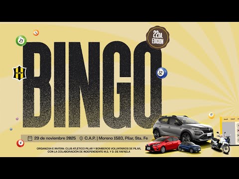 BINGO PILAR 2025 - EN VIVO