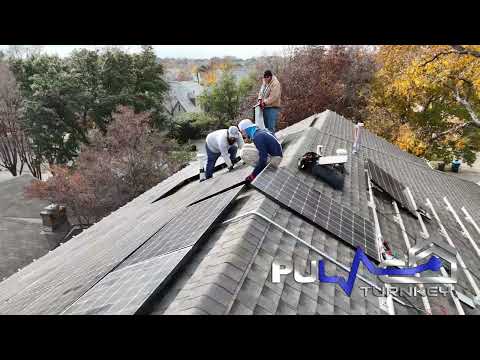 Residential Installation - Drone Footage