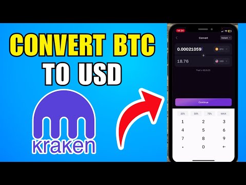 How To Convert BTC To USD On Kraken (2026) (Best Method)