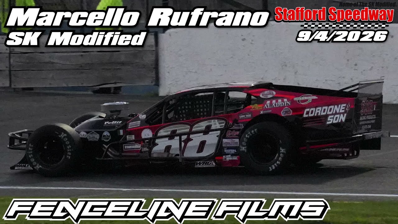 Marcello Rufrano SK Modified at Stafford Speedway