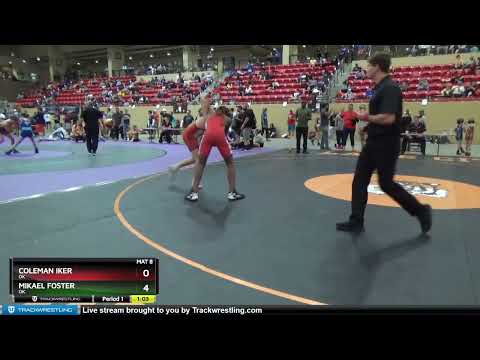 165 Lbs Round 2 - Coleman Iker, OK Vs Mikael Foster, OK 530e