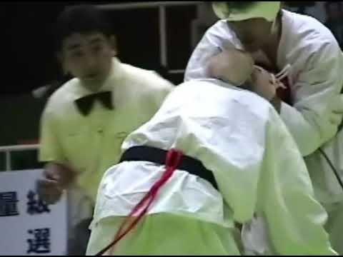 This is Shinken Shobu (Kyokushin Karate with Head Punches)