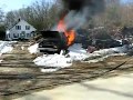Volkswagen Rabbit Car Fire 