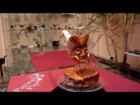 Pipa radica e corno indiano anno 1980 - www.paronellipipe.it