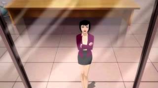 Lois Lane gives Brainiac the finger