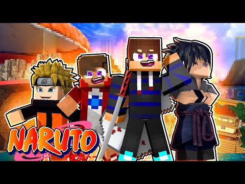 VIRAMOS NINJAS DE NARUTO NO MINECRAFT !