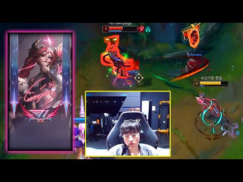 Pro KR Use T1 JINX vs Aphelios in CHALLENGER Gameplay
