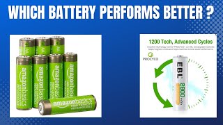 Amazon Basics AA NiMH Rechargeable Batteries Compared To EBL - Which Is Better?