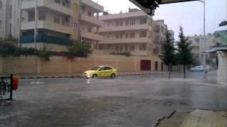 يوم ممطر في حماه hamah  27 09 2011