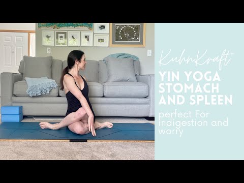 Yin yoga: Stomach and spleen meridians (for indigestion and worry)