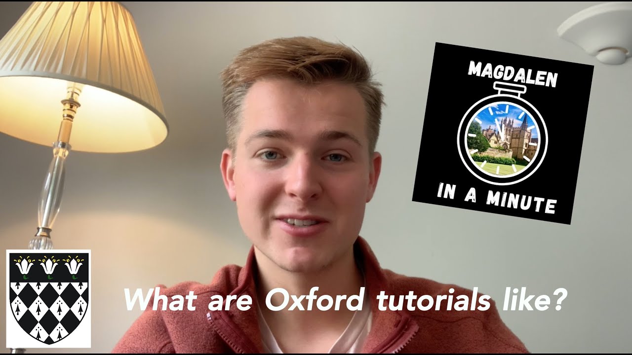 What is an Oxford tutorial like?