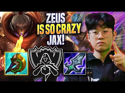 ZEUS IS SO CRAZY WITH JAX! - T1 Zeus Plays Jax TOP vs Aatrox! | Bootcamp 2022