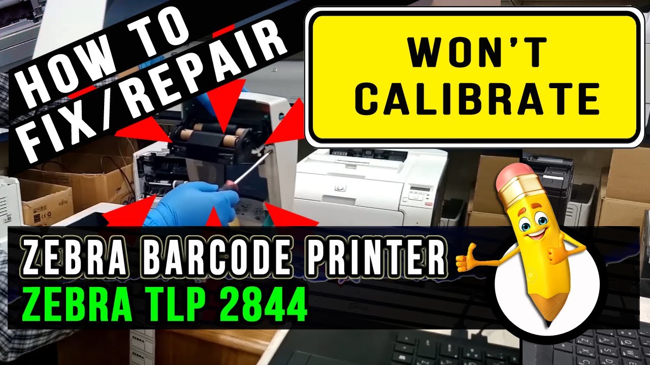 How To Fix | Not Calibrating | Zebra TLP 2844