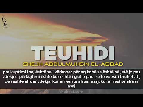 Teuhidi - muhadithi i madh AbdulMuhsin el-Abad