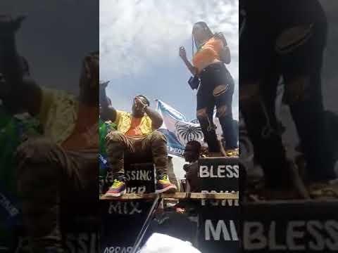 Live Performances Central Koidu Town during the launching of Power Supply in Kono District. Salone.