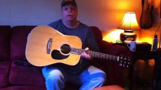 Video thumbnail for Fannin D37 Acoustic Guitar given a new life! by Pat Stockdale Music