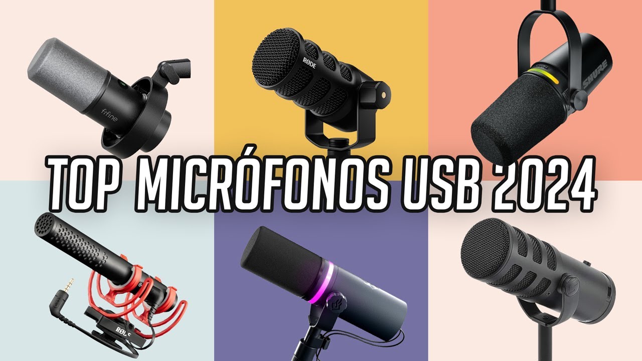 Mejores MICRÓFONOS USB (2024) para CREADORES DE CONTENIDO