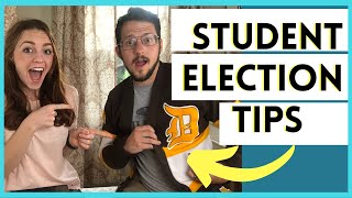 How to run for STUDENT BODY OFFICER AND WIN! (Tips for being class president in high school)
