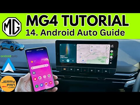 MG4 Tutorial / User Guide - 14. How to Connect & Setup Android Auto - How to MG4