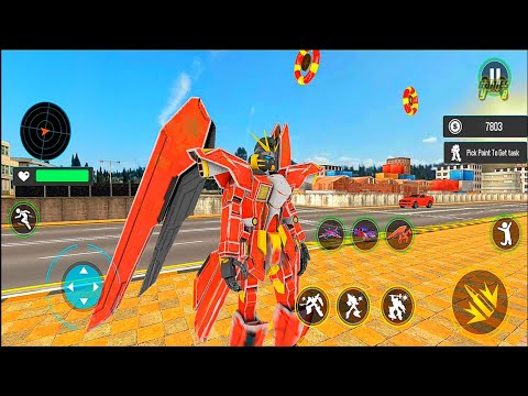 Futuristic Wing Robot Horse Games 2022: Horse Car Jet Transformation Part2 - Android iOS Gameplay