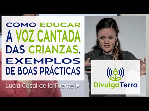 Vídeo: Como educar a voz cantada das crianzas? Exemplos de boas prácticas