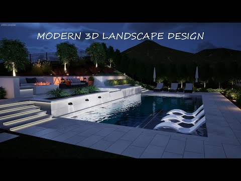 , title : 'Modern-Style 3D Landscape Design - Camarillo, CA'