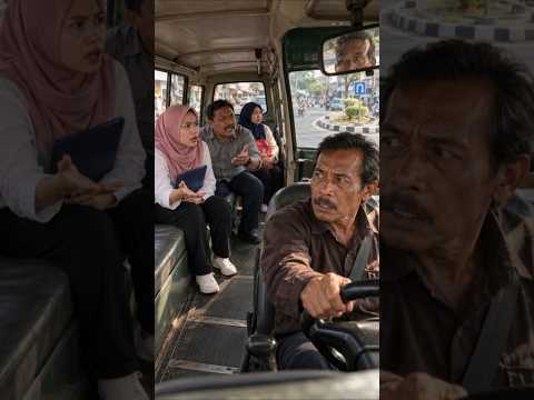 Sopir Angkot Ini Tiba-Tiba Putar Balik! Semua Penumpang Marah #kisahinspiratif #shorts