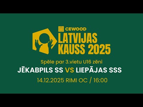 Jēkabpils SS - Liepājas SSS | U16 zēni | Cewood Latvijas kauss 2025