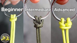 Three ways to tie a rope to a ring. [Ropework]