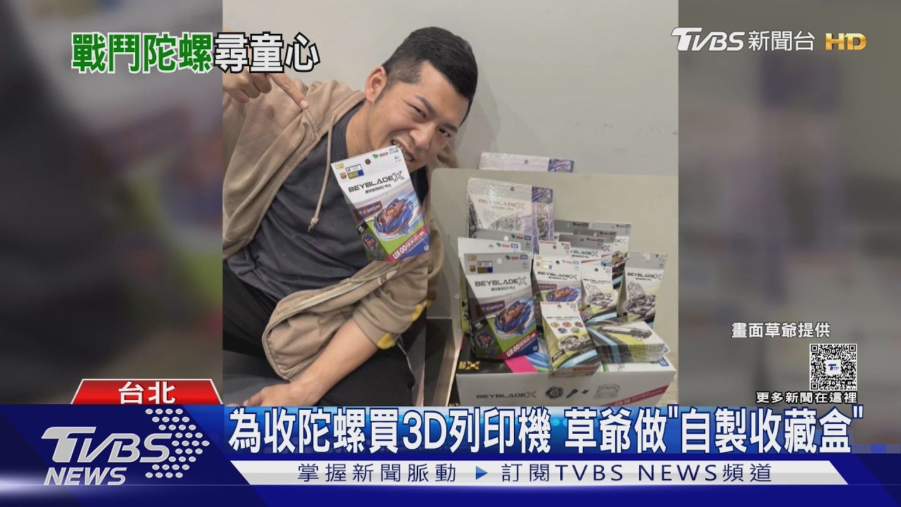 影音／草爺瘋陀螺「砸10多萬」買3D列印機　還為它換新車辦比賽