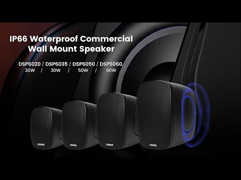  DSPPA | Commercial Wallmount Speaker DSP6020 DSP6035 DSP6050 DSP6060