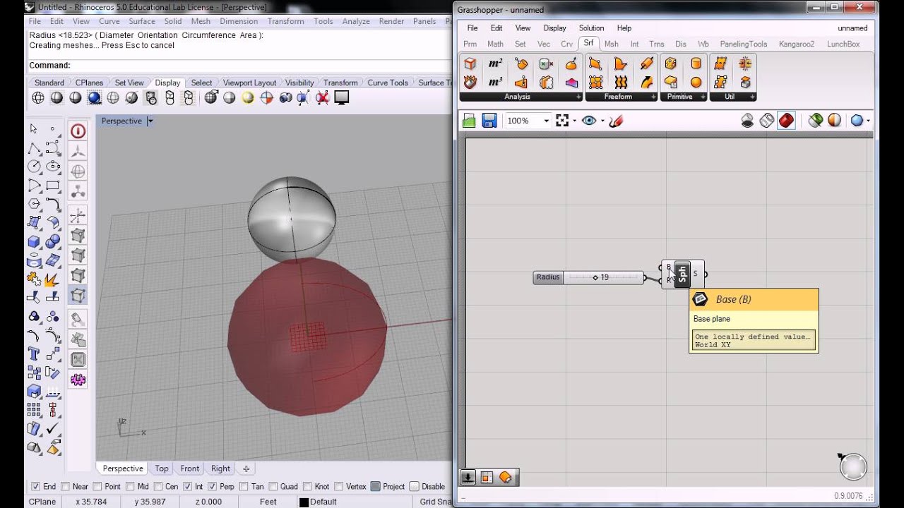 02 - Grasshopper - Intro Grasshopper User Interface