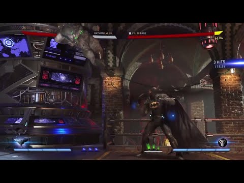 Injustice 2 Batman '89 VS Bane Single Fight