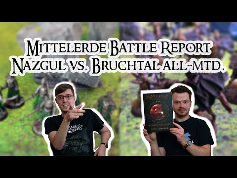 Mittelerde Tabletop Battle Report - Bruchtal all-mounted vs. Nazgul von Dol Guldur
