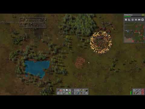 Factorio - atomic bomb test