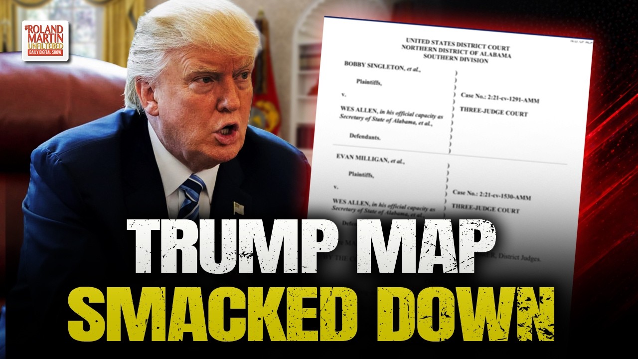 Trump Suffers Court DEFEAT as Federal Judges BLOCK Alabama’s Discriminatory Map