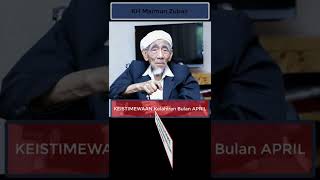 Download lagu KH Maimoen Z: Keistimewaan Kelahiran bulan April #shorts #short mp3