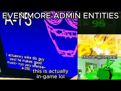 EVEN MORE Admin Entities... | ROOMS: Low Detailed