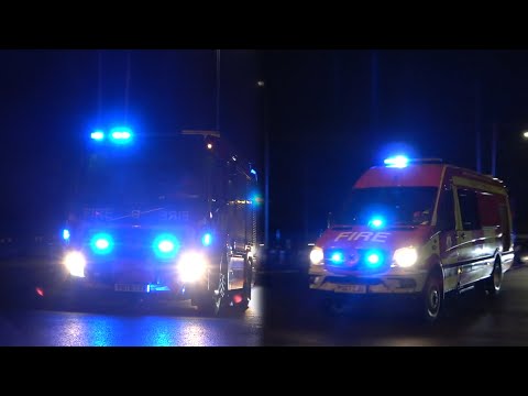 Leigh's Technical Response Unit Responding - Greater Manchester Fire & Rescue Service