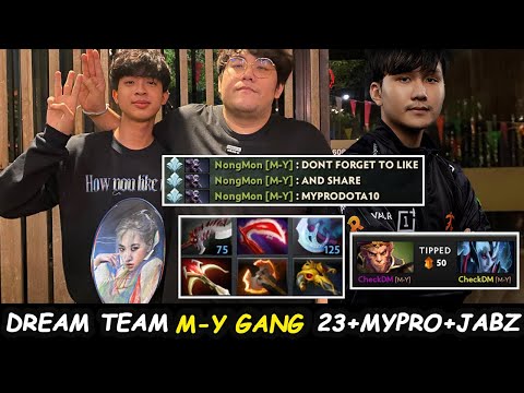 23savage Monkey King Best Build Dream Team M-Y Gang Feat Fnatic Jabz Mypro Dota 2 pro Gameplay 7.28