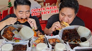 Fall off the bone Baby Back Ribs + Smoky Lemongrass Flavor Chicken Inasal perfectly grilled