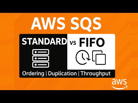 AWS SQS FIFO vs Standard Queues | Ordering & Duplication Explained